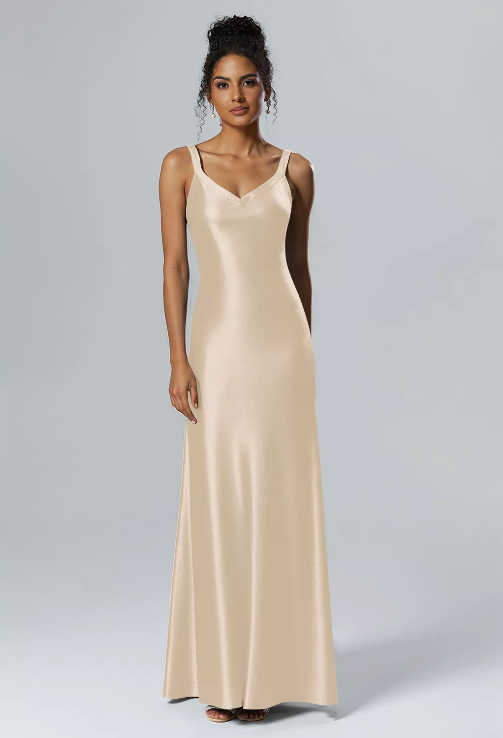 AW Shreya Champagne  Bridesmaid Dresses